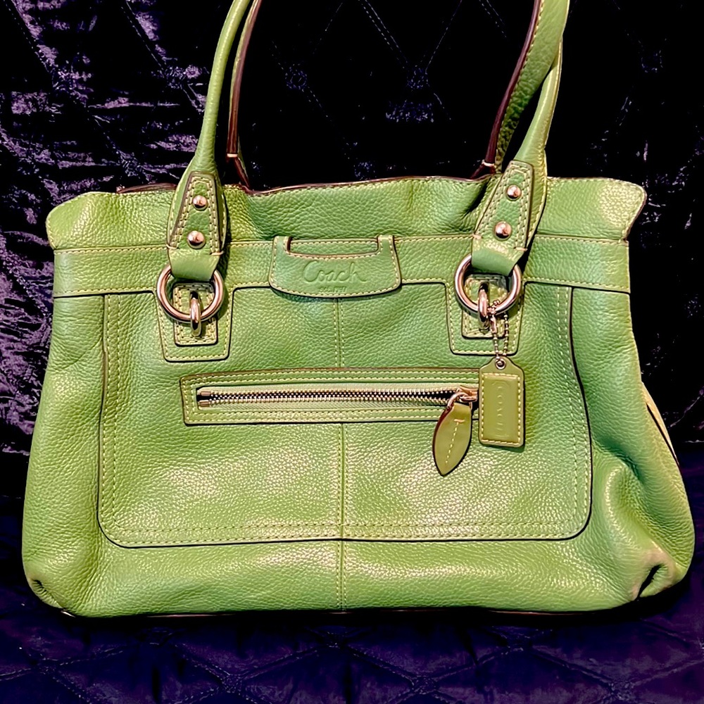 Coach Penelope Pebbled Leather Shoulder Bag